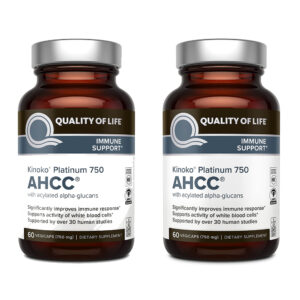 قرص AHCC کینوکوک quality of life ای اچ سی سی