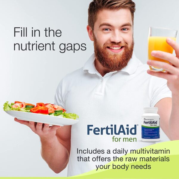 FertilAid for Men Male Fertility Pill Sperm Count Motility and Morphology Support 3