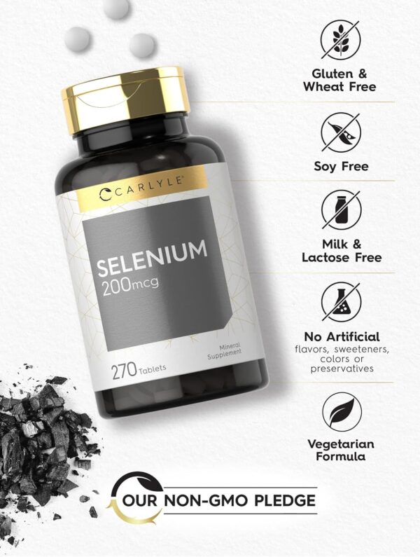 Carlyle Selenium Supplement 200mcg 4