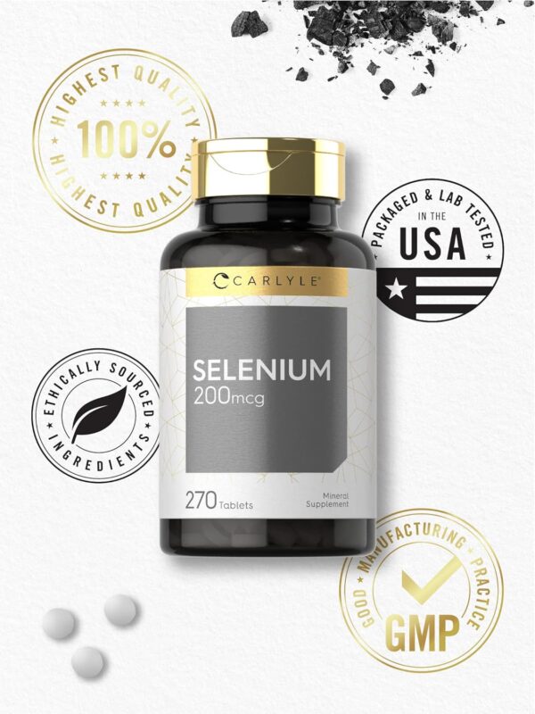 Carlyle Selenium Supplement 200mcg 5