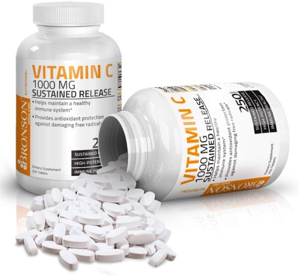 Bronson Vitamin C 1000 mg with Rose HIPS 10