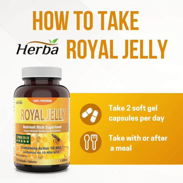 Herba Royal Jelly Capsules 1000mg 1