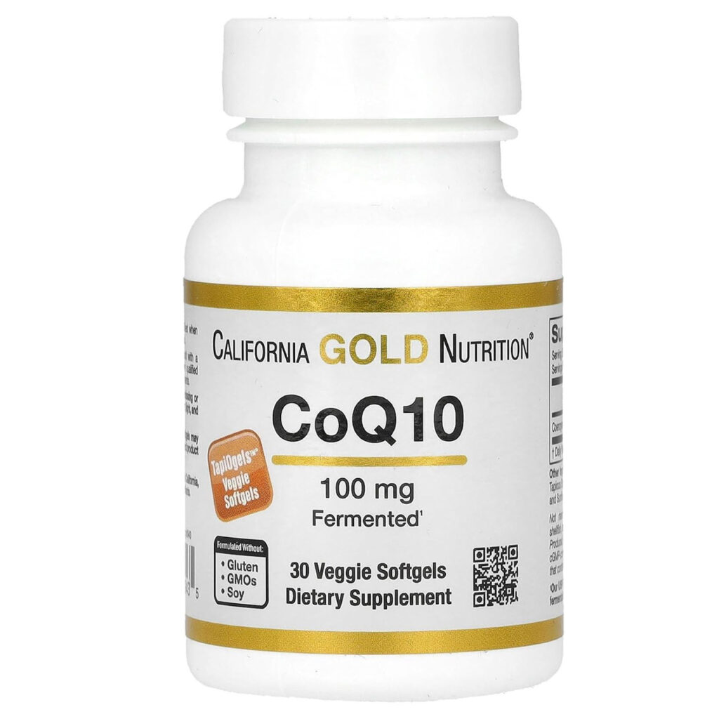 قرص کیوتن 100 میلی گرم 30 عددی California Gold Nutrition CoQ10 