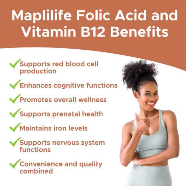 Folic Acid and Vitamin B12 maplelife 3