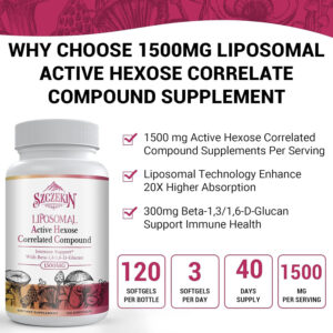 1500mg Liposomal Active Hexose Correlated Supplement hpvinfo 1